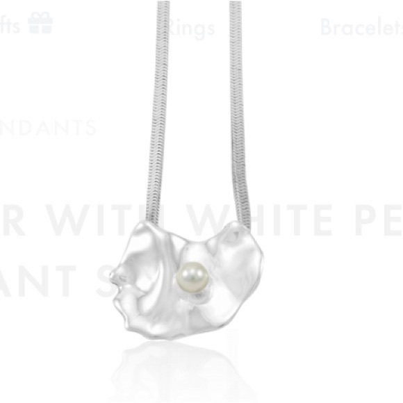 Mignon Faget Jewelry Mignon Faget Sterling Silver Oyster Pendant